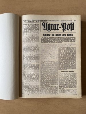 Agrar - Post. - Unpolitische Wochenzeitung für die österreichische Landbevölkerung. (25 Ausgaben v. Juli - Dezember 1958, 34. Jahrgang, 2. Teil, Nr. 27 […]