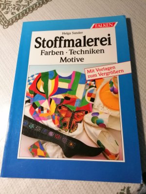 gebrauchtes Buch – Helga Sander – Stoffmalerei