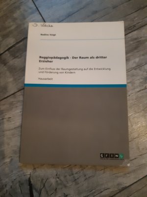 gebrauchtes Buch – Nadine Voigt – Reggiopädagogik - Der Raum als dritter Erzieher