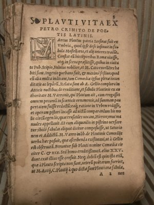 M. Accii Plauti Sarsinatis Comci Festivissimi Comoediae XX .. 1538