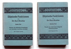 Elliptische Funktionen. 1. Teil: Theorie der elliptischen Funktionen aus analytischen Ausrücken entwickelt. 2. Teil: Theorie der elliptischen Integrale […]