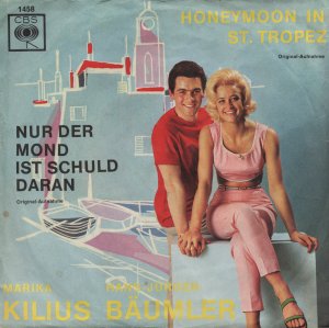 gebrauchter Tonträger – Marika Kilius – Honeymoon in St. Tropez / Nur der Mond ist schuld daran