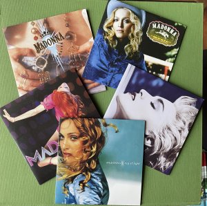 Madonna: true blue; ray of light; confessions on a dance floor; like a prayer; music