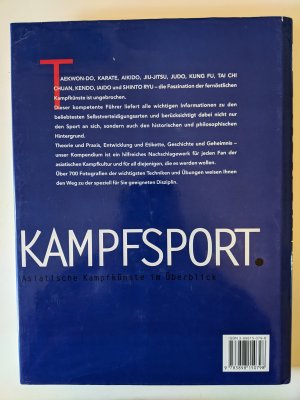 gebrauchtes Buch – Fay Goodman – Kampfsport - asiatische kampfkünste im Überblick