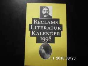 Reclams Literatur-Kalender 1998