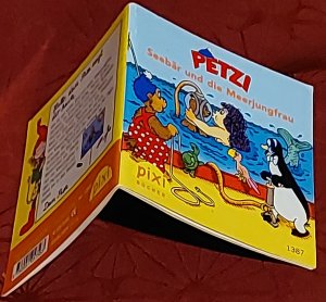 gebrauchtes Buch – Per Sanderhage  – Petzi - Seebär und die Meerjungfrau.  Pixi Bücher 1387, Serie 156 - Mini-Buch