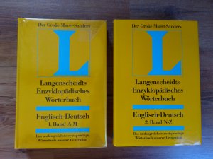 Der Große Muret-Sanders - Langenscheidt Enzyklopädisches Wörterbuch Englisch - Deutsch; Teil 1 in 2 Bänden