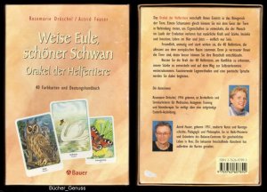 Weise Eule, schöner Schwan. Orakel der Helfertiere. 40 Farbkarten und Deutungshandbuch.