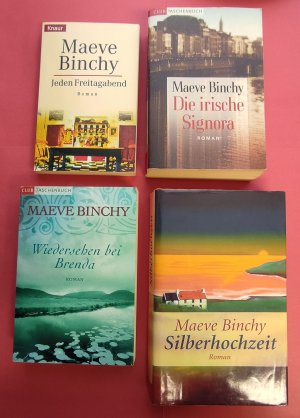 Konvolut = 4 Romane der irischen Bestsellerautorin M. Binchy = 1. Jeden Freitagabend / 2. Die irische Signora / 3. Wiedersehen bei Brenda / 4. Silberhochzeit