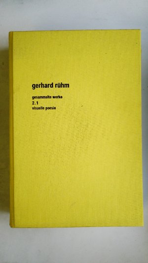 GESAMMELTE WERKE. 2.1 virtuelle Poesie