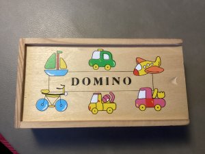 Holz Domino Legespiel