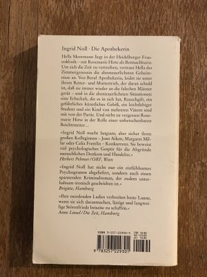 gebrauchtes Buch – Ingrid Noll – Die Apothekerin