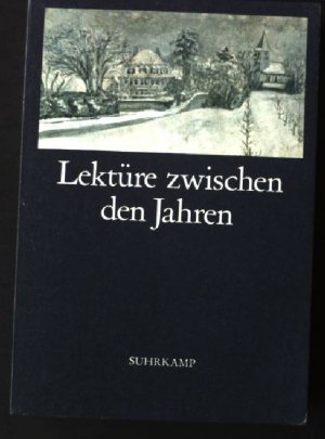 gebrauchtes Buch – Borchers, Elisabeth  – Lektüre zwischen den Jahren.