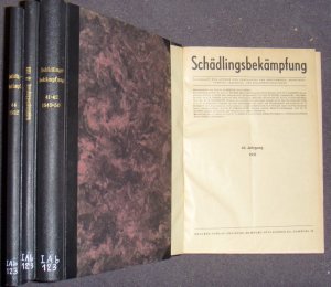 Schädlingsbekämpfung: Fachblatt für Abwehr und Vertilgung von Gesundheits-, Wohnungs-, Vorrats-, Material- und Pflanzenschädlingen (KONVOLUT aus 5 Jahrgängen […]