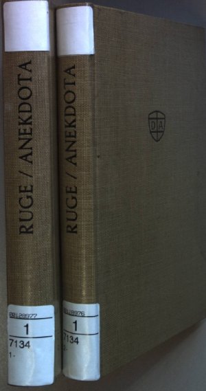 Anekdota zur neuesten deutschen Philosophie und Publicistik von Bruno Bauer, Ludwig Feuerbach, Friedrich Köppen, Karl Nauwerck, Arnold Ruge und einem […]