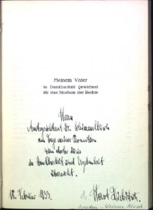 Zehn Hauptprobleme des Erkenntnisverfahrens nach dem Entwurf einer Zivilprozessordnung von 1931 im Vergleiche zum geltenden deutschen und österreichischen […]