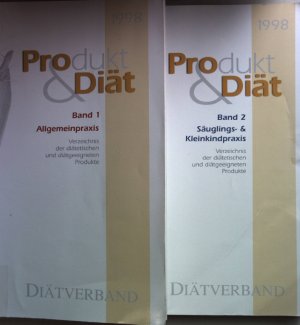 ProDiät/ Produkt & Diät: Verzeichnis der diätetischen und diätgeeigneten Produkte (2 Bände KOMPLETT) - Bd. 1: Allgemeinpraxis/ Bd. 2: Säuglings- & Kleinkindpraxis […]