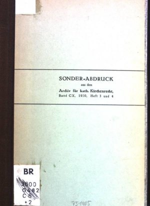 antiquarisches Buch – Franz Gillmann – Clave non errante? Sonder-Abdruck aus dem Archiv für kath. Kirchenrecht, Band CX, Heft 3+4