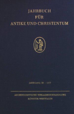 Neues Alter, neues Leben. Eine antike Weisheit und ihre christliche Nutzung. - in: Jahrbuch für Antike und Christentum, Jahrgang 20, 1977.