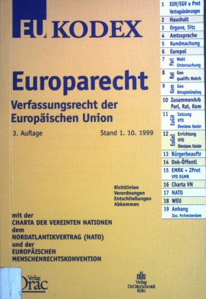 Europarecht : Verfassungsrecht der Europäischen Union.