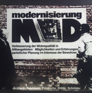 Modernisierung : Verbesserung d. Wohnqualität in Altbaugebieten ; Erhaltung u. Verbesserung von Wohnraum u. Versorgungseinrichtungen in Altbaugebieten zu tragbaren Mieten im Interesse d. Bewohner am Beispiel Wiesbaden-Biebrich ; Diplom-Arbeit an d. Staatl. Hochsch. für Bildende Künste Braunschweig, Fachbereich experimentelle Umweltgestaltung 1977.