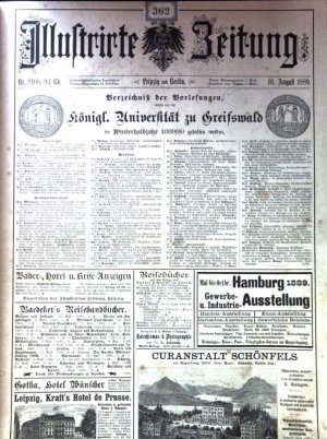 Illustrirte Zeitung - 1889: August - September: 93. BAND: Nr. 2406 -2410.