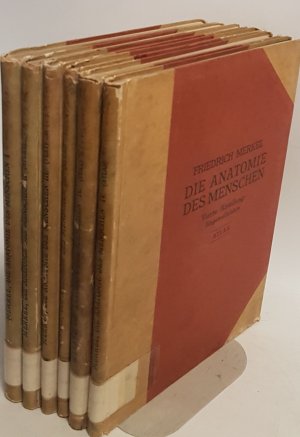 Die Anatomie des Menschen: mit Hinweisen auf die ärztliche Praxis (KONVOLUT aus 6 Bänden) - hier vorhanden: I.Abt.: Einleitung; Allgemeine Gewebelehre […]