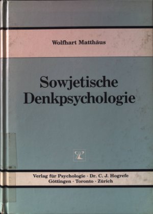 Sowjetische Denkpsychologie.