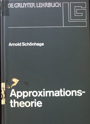 gebrauchtes Buch – Arnold Schönhage – Approximationstheorie.