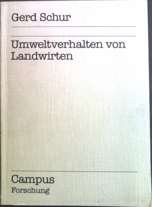 Umweltverhalten von Landwirten.