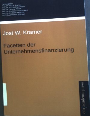 Facetten der Unternehmensfinanzierung.