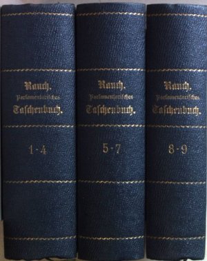 Parlamentarisches Taschenbuch (9 Lieferungen in 3 Büchern)