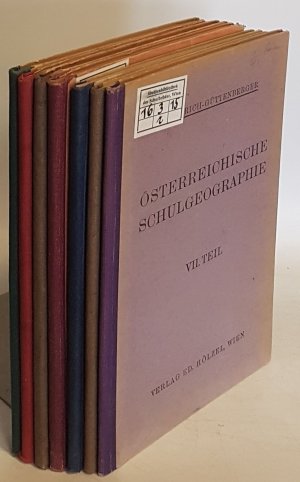 Dr. Franz Heiderichs Österreichische Schulgeographie (7 Teile KOMPLETT)