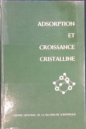 The Study of the Degree of Order in Adsorption by Electron Diffraction; in: Colloques Internationaux du Centre National de la Recherche Scientifique, […]