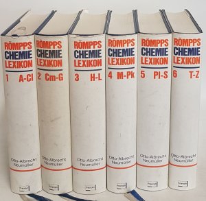 Römpps Chemie-Lexikon (6 Bände KOMPLETT)