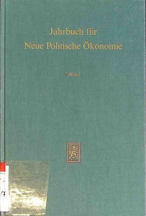 Interdisziplinarität : Voraussetzungen und Notwendigkeit. Jahrbuch für neue politische Ökonomie ; Bd. 7