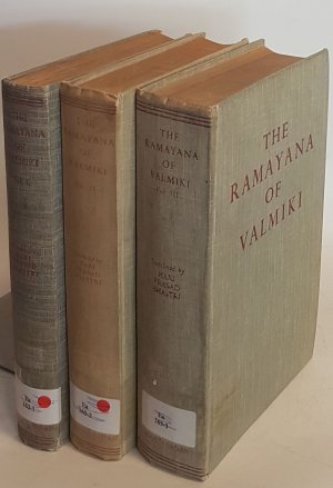 The Ramayana of Valmiki (3 vols./ 3 Bände) - Vol.I: Bala Kanda, Ayodhya Kanda/ Vol.II: Aranya Kanda, Kishkindha Kanda, Sundara Kanda/ Vol.III: Yuddha […]