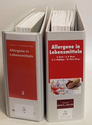 Allergene in Lebensmitteln: Allergologie - Ernährungswissenschaft - Recht - Praxis: Grundwerk bis 31. Lfg.: Stand: September 2020 (2 Ordner)