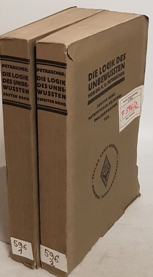 Die Logik des Unbewussten: Eine Auseinandersetzung mit den Prinzipien und Grundbegriffen der Philosophie Eduards von Hartmann (2 Bände KOMPLETT) - Bd. […]