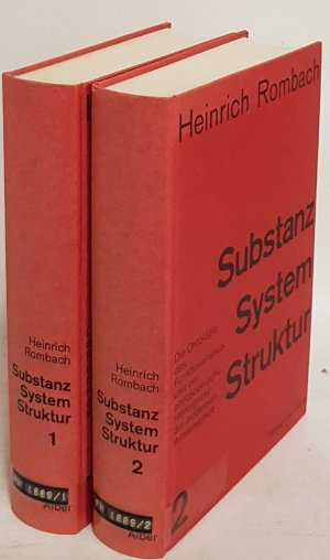 Substanz,System, Stuktur (2 Bände KOMPLETT) - Bd.I/ II: Die Ontologie des Funktionalismus und der philosophische Hintergrund der modernen Wissenschaft […]