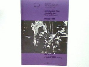 gebrauchtes Buch – Deutsches Filmmuseum – Kommunales Kino, Ausstellungen, Veranstaltungen Oktober 1989, Frauen in Hosen, Hurrah for Hollywood!, Ps: Zwischen Gestern und Morgen