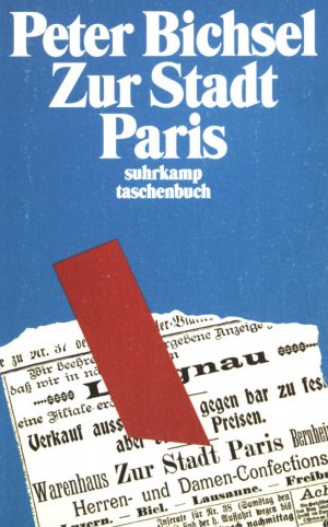 gebrauchtes Buch – Peter Bichsel – Zur Stadt Paris: Geschichten.