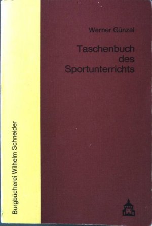 Taschenbuch des Sportunterrichts.