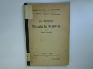 Die Weltpresse als Wertmesser der Weltgeltung. Bibliothek für Volks- und Weltwirtschaft - Heft 75