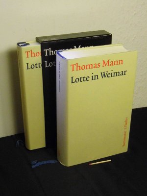 Lotte in Weimar - Roman - Text + Kommentar (2 Bücher) - aus der Reihe: Thomas Mann, Große kommentierte Frankfurter Ausgabe. Werke, Briefe, Tagebücher - […]