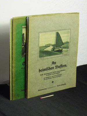 antiquarisches Buch – Sammlung) Kupfertiefdrucke Heimatverlag M. Hiemesch & Co. Berlin-Steglitz (6 Hefte) - aus der Reihe: Streifzüge durch die Natur + Wanderungen durch die heimische Kunst -