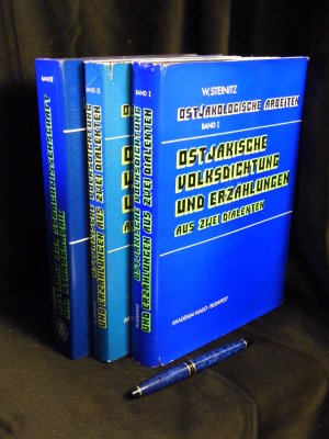 Ostjakologische Arbeiten. Band I-II, IV (3 von 4 Bänden) - Band I: Ostjakische Volksdichtung und Erzählungen aus zwei Dialekten: Texte. + Band II: Ostjakische […]