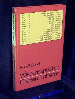 gebrauchtes Buch – Göbel, Rudolf u.a. - – Wissensspeicher Größen Einheiten -