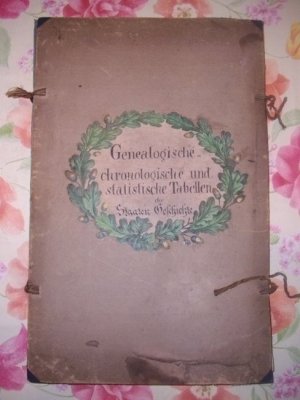 Sechzig genealogische, auch chronologische u. statistische Tabellen zu Fürstentafel und Fürstenbuch der europäischen Staatengeschichte.