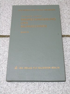 antiquarisches Buch – Klotzsche, Gilbrecht und Heinz Nowitzki – Baumechanisierung und Baumaschinen Band 3 Taschenbücher für das Bauwesen